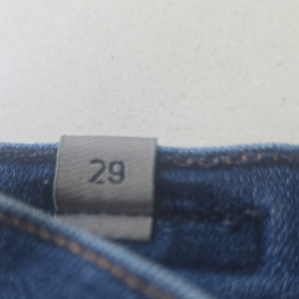 Citizens Of Humanity Dark Blue Straight Leg Jeans - Picture 3 of 4